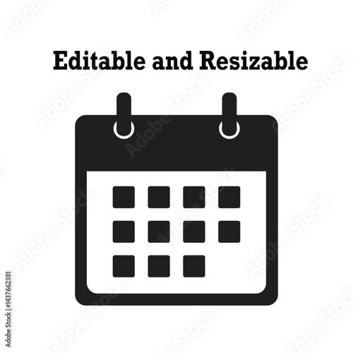 vector calendar icon, calendar, icon, date, day, month