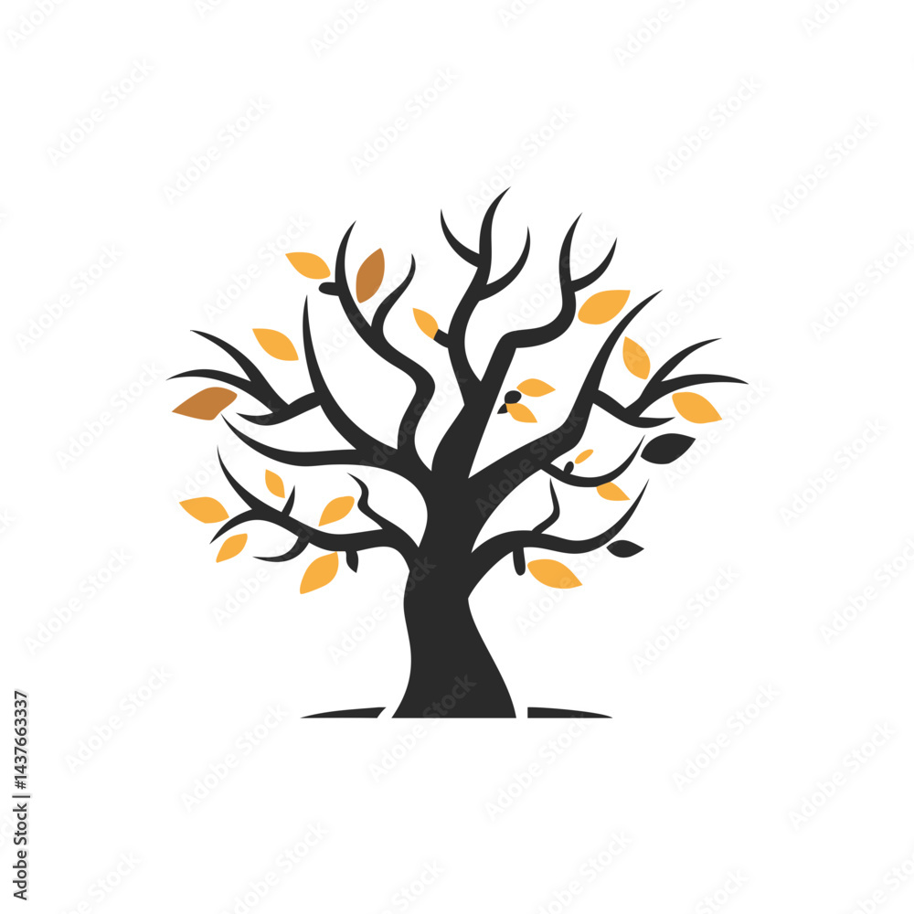 Fototapeta premium tree logo design vector
