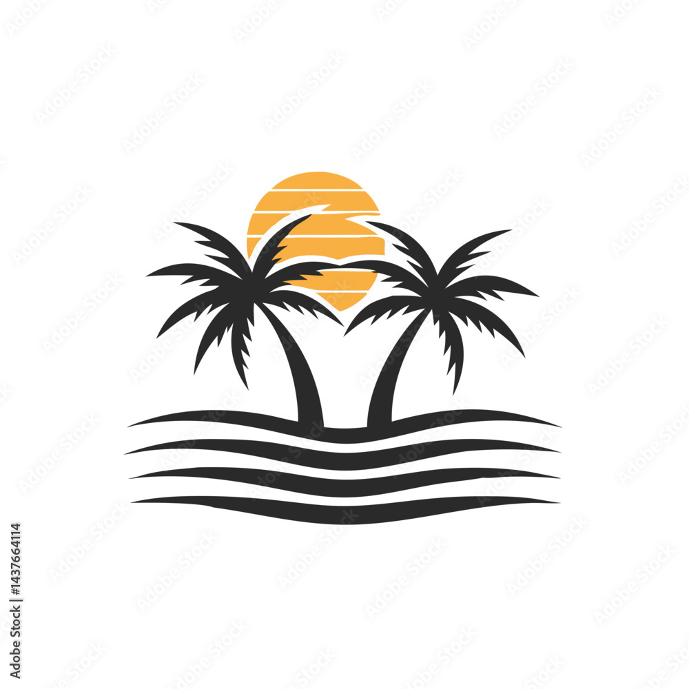 Obraz premium tree logo design vector