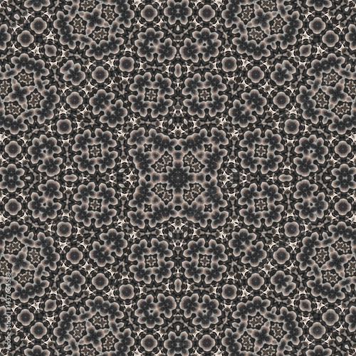 Seamless abstract pattern. Symmetrical texture. Square pattern art