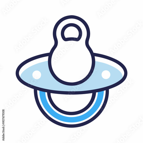 baby pacifier vector illustration