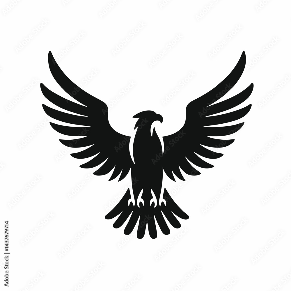 A vector eagle. A vector eagle.