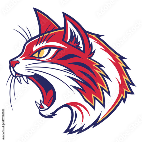 Angry Cat Mascot