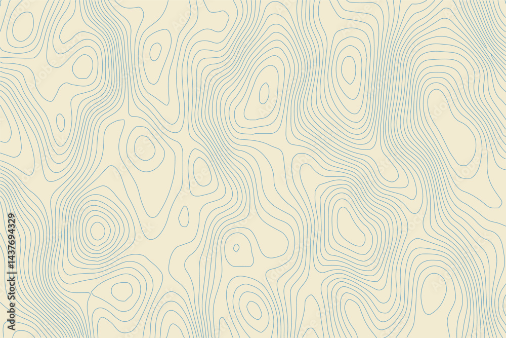 Fototapeta premium Amazing topography. Actual topographic map in green tones, seamless design, curious tileable pattern. Vector illustration.Topographic map patterns, topography line map. Outdoor vector background, 