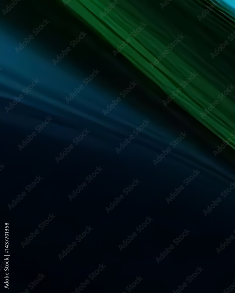 Fototapeta premium Abstract Teal and Green Swirls: Dynamic Background Image