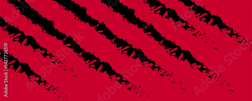 Black and red abstract grunge background with halftone style. vector ilustration. eps10