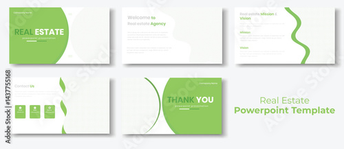Real estate powerpoint presentation, Interior Design, Investor Pitch Deck Presention, Architecture Portfolio Presentation Template Design 