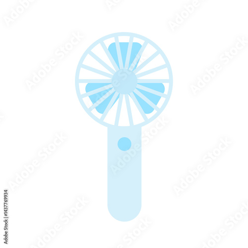 シンプルなハンディファンのベクターイラスト - Simple Handy Fan Vector Illustration
