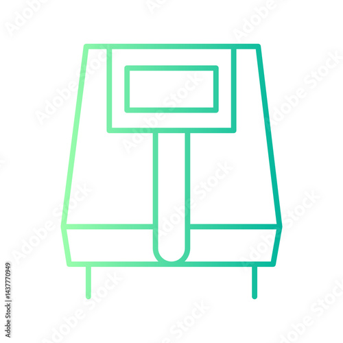 air fryer gradient icon