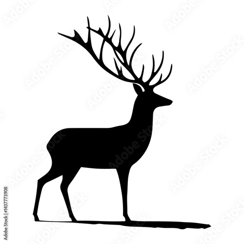 deer silhouette vector