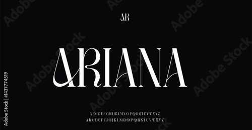 Ariana Classic font  Lettering Minimal Fashion Designs photo