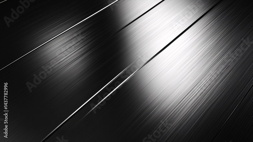 sleek modern metal surface with light and shadow effects for tech and industrial design