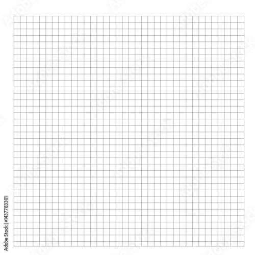 Graph, drafting paper regular square lines grid, mesh pattern. Wireframe texture. Bisect, traverse lines background. simple grating, trellis or lattice of cross lines EPS10