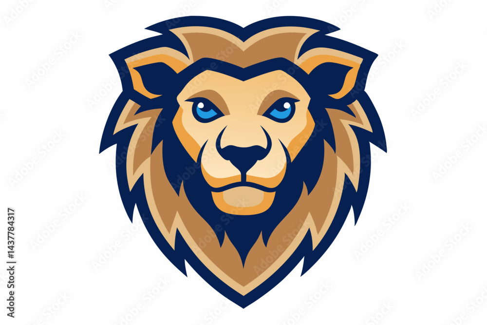 Obraz premium Create A Lion Head Logo