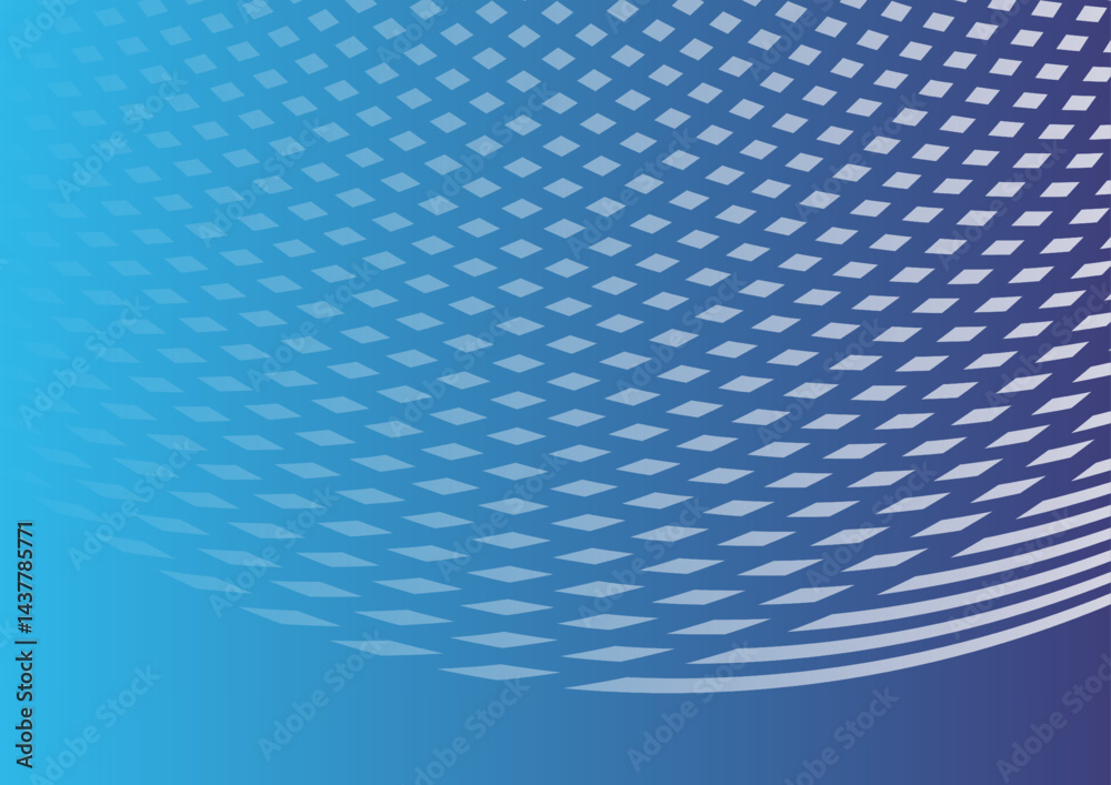 Fototapeta premium Light blue abstract backgorund with a geometric decoration