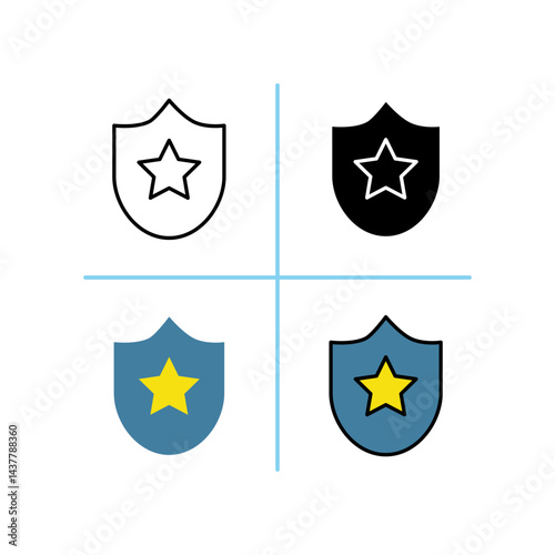 police badge Legal and Law Icon