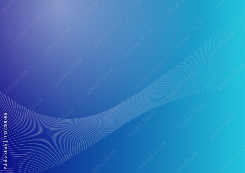Blue abstract background with intertwined thin white lines Blue abstract background with intertwined thin white lines
