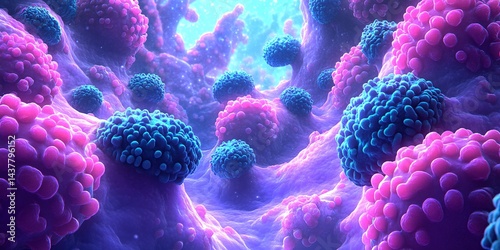 advanced visualization of virus particles in a cellular environment