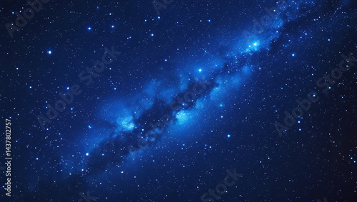 stars background a blue starry sky at dark night