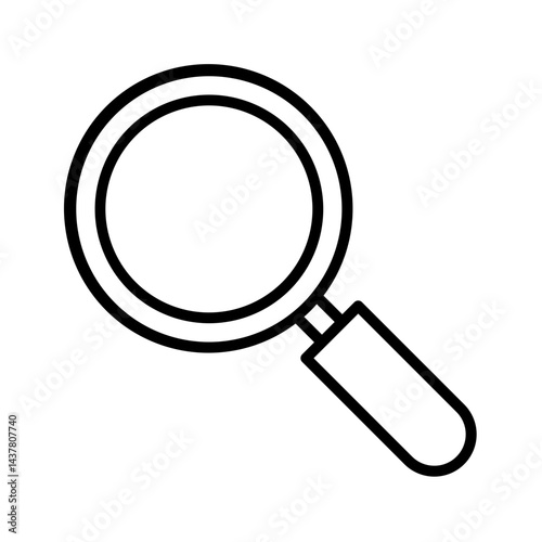 look, zoom, find Icon