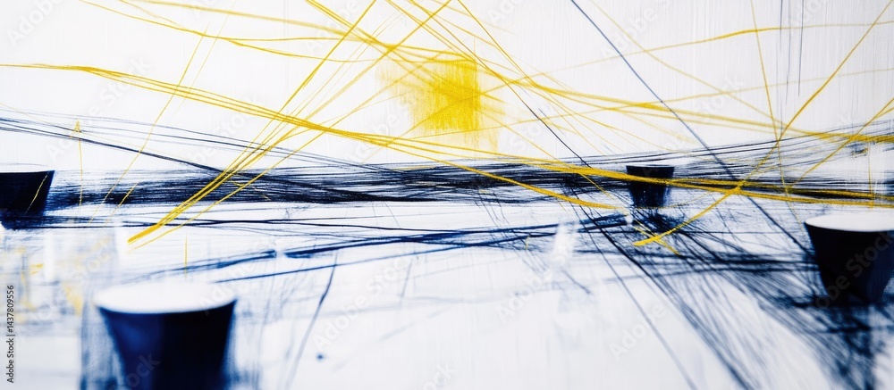Abstract Interwoven Lines