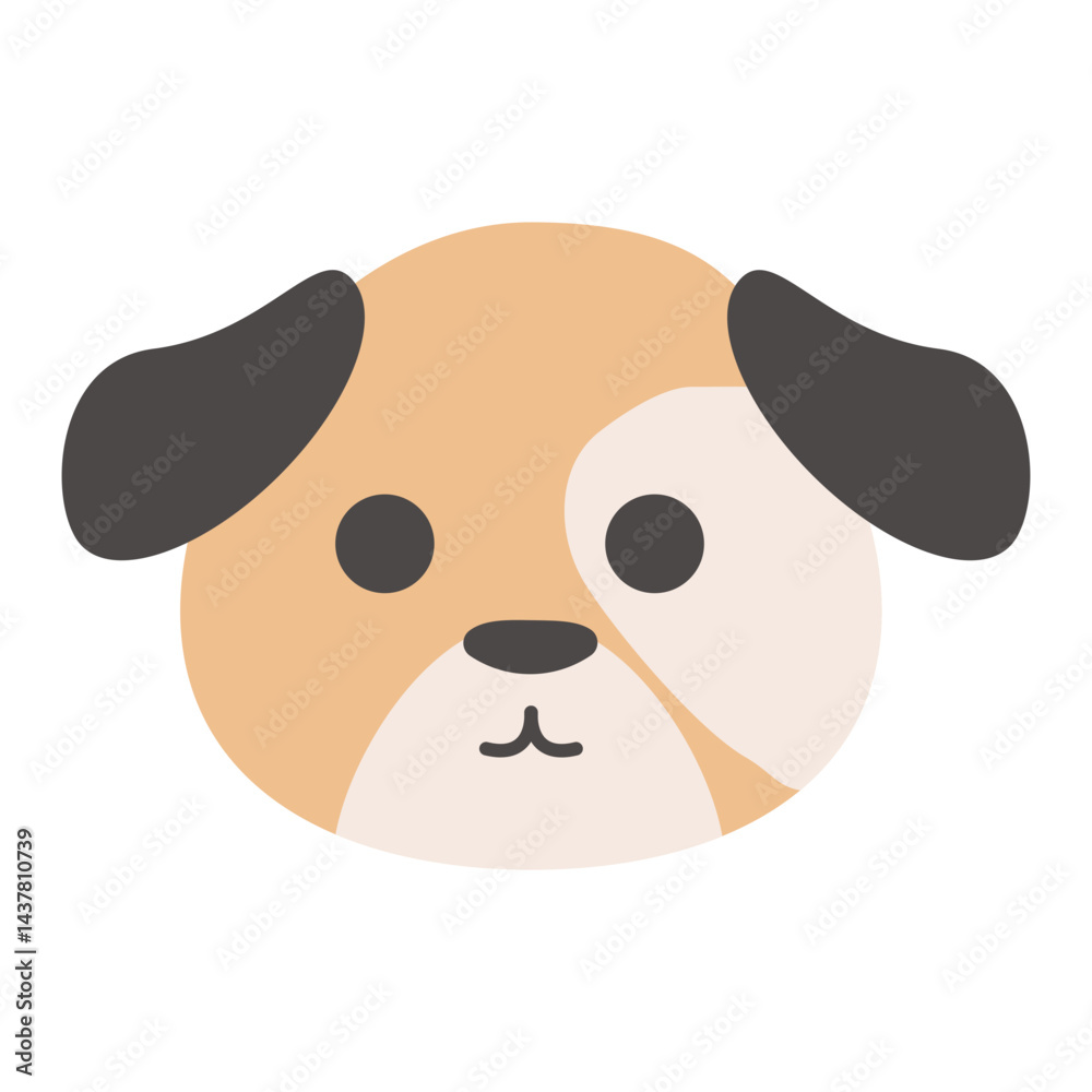 Fototapeta premium Pet Dog Illustration