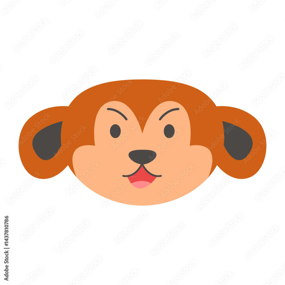 Fototapeta premium Pet Dog Illustration