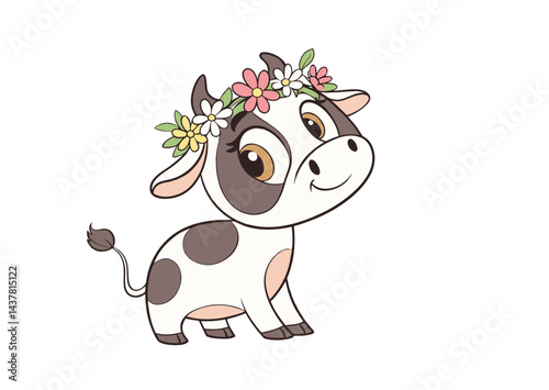 funny cow cartoon