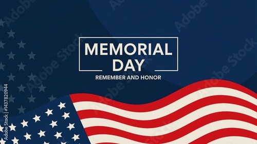 Remember and Honor Fallen Heroes This Memorial Day American Flag Design