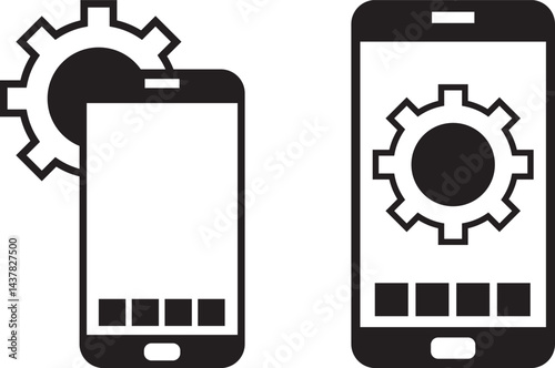 mobile phone icon,phone setting icon