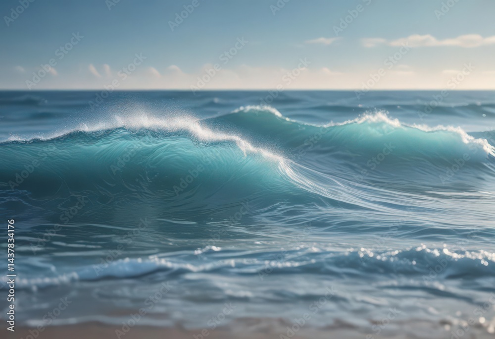 Soft focus dreamy blue waves, serene atmosphere, subtle texture , wallpaper, beauty Soft focus dreamy blue waves, serene atmosphere, subtle texture , wallpaper, beauty