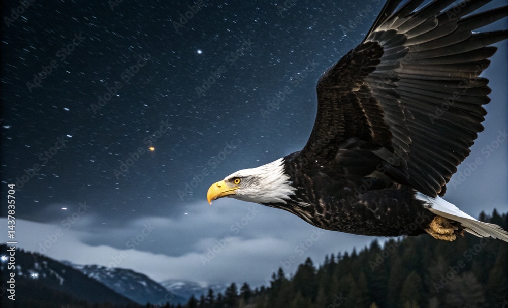 Fototapeta premium american bald eagle
