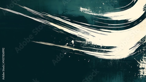 Wallpaper Mural Brush strokes on dark background Torontodigital.ca