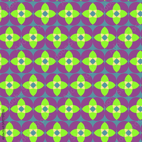 Geometric Vector Pattern 1 for wrapper design, packaging or printing on textiles, clothes