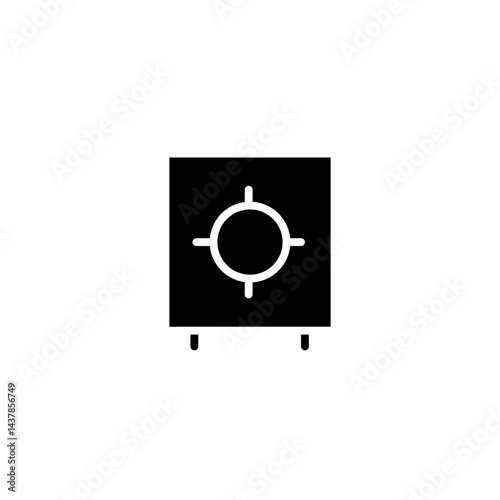 safebox glyph icon