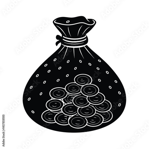 bag of coins