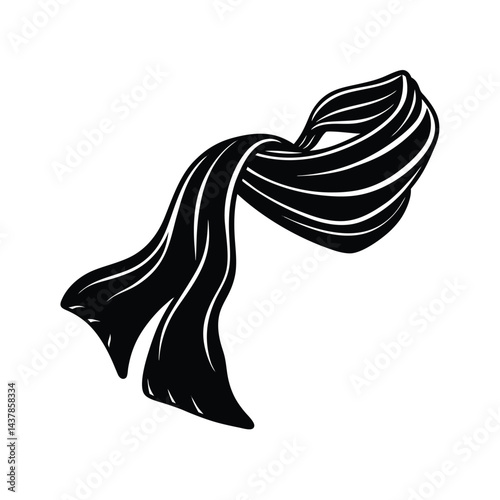 flowing scarf