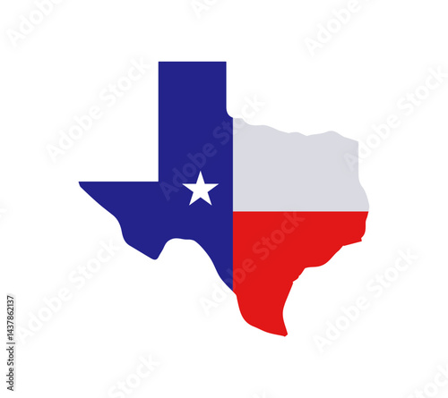 Texas logo dallas star vector image