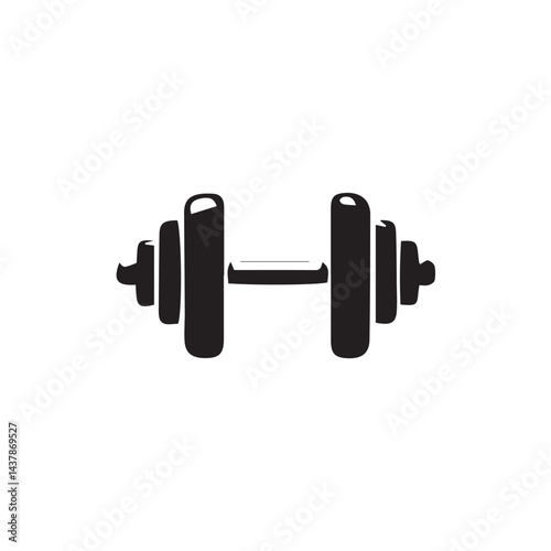 dumbbell isolated on white background