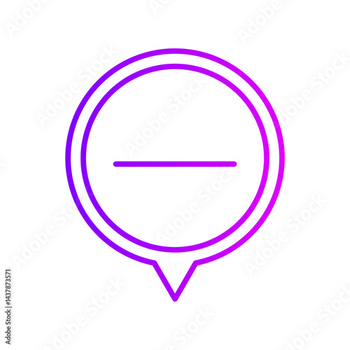 pin gradient icon
