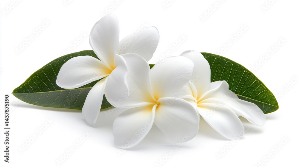 Fototapeta premium Fresh orange cosmos flower, vibrant central disc visible, isolated clean white background,