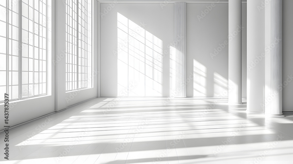 Obraz premium Elegant creamy satin fabric texture horizontal white background close-up soft lighting abstract concept