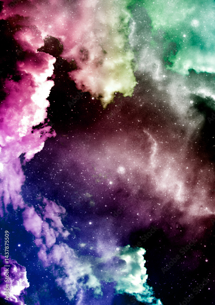 galaxy in a free space.