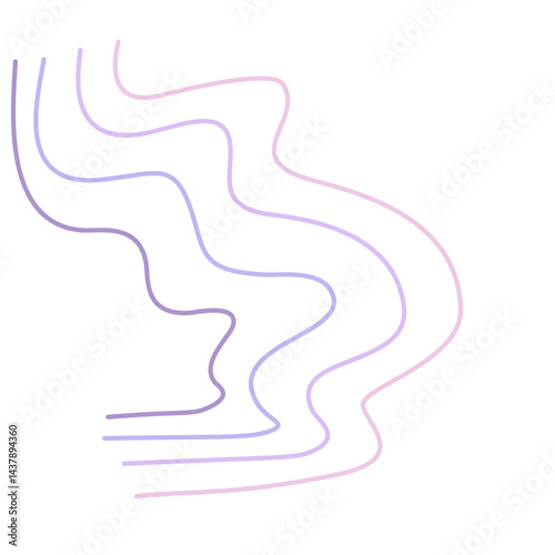 Abstract line vector