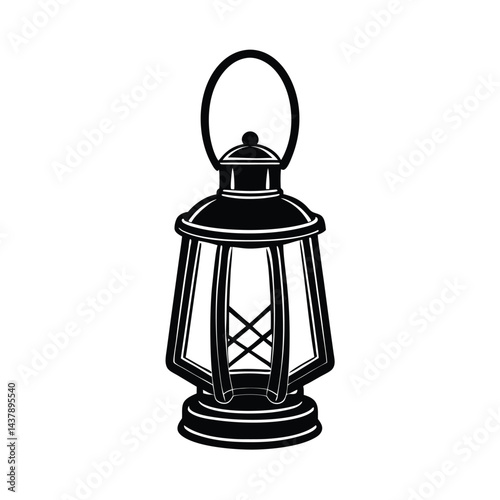 Monochrome Lantern Sketch