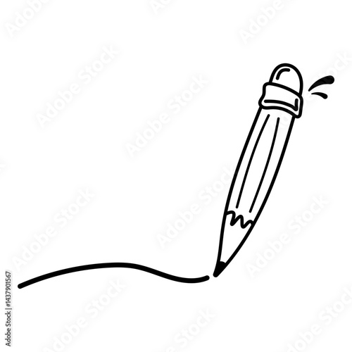 Hand Drawn Outline Pencil