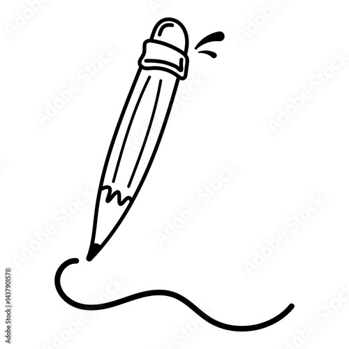 Hand Drawn Outline Pencil