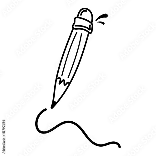 Hand Drawn Outline Pencil