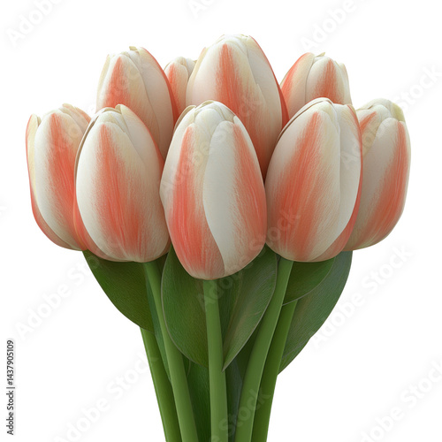 A close-up view of a bouquet of blossoms.