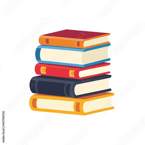 Stack_of_Books_Illustration_Education_Reading